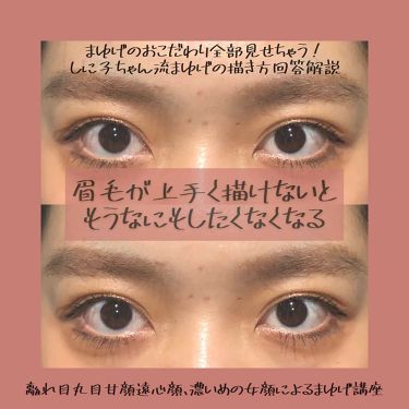 ミックスアイブロウ キャンメイクを使った口コミ 離れ目丸目甘顔遠心顔 濃いめの女顔しに子ち By しに子ちゃん 乾燥肌 Lips