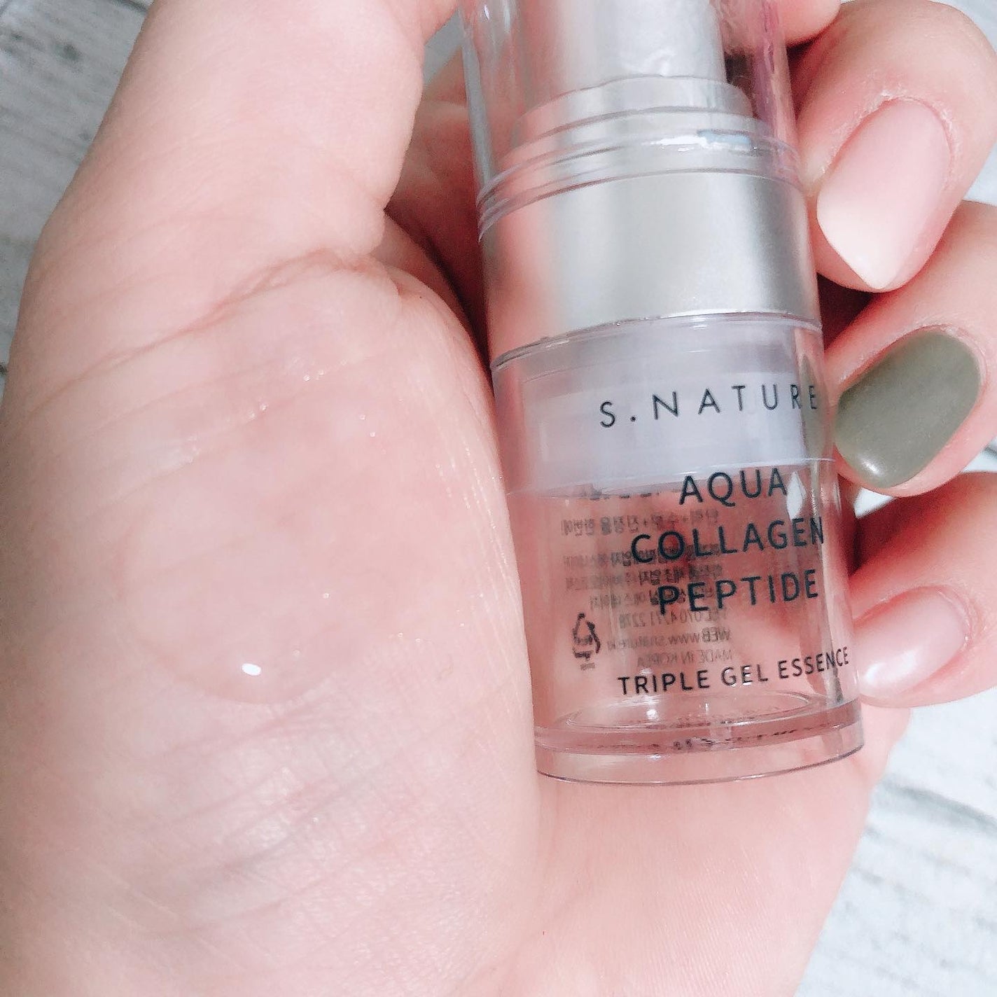 アクアコラーゲンペプチドトリプルジェルエッセンス/S.NATURE/美容液を使ったクチコミ(2枚目)