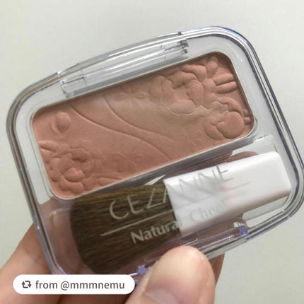 ナチュラル チークN/CEZANNE/パウダーチークを使ったクチコミ(6枚目)