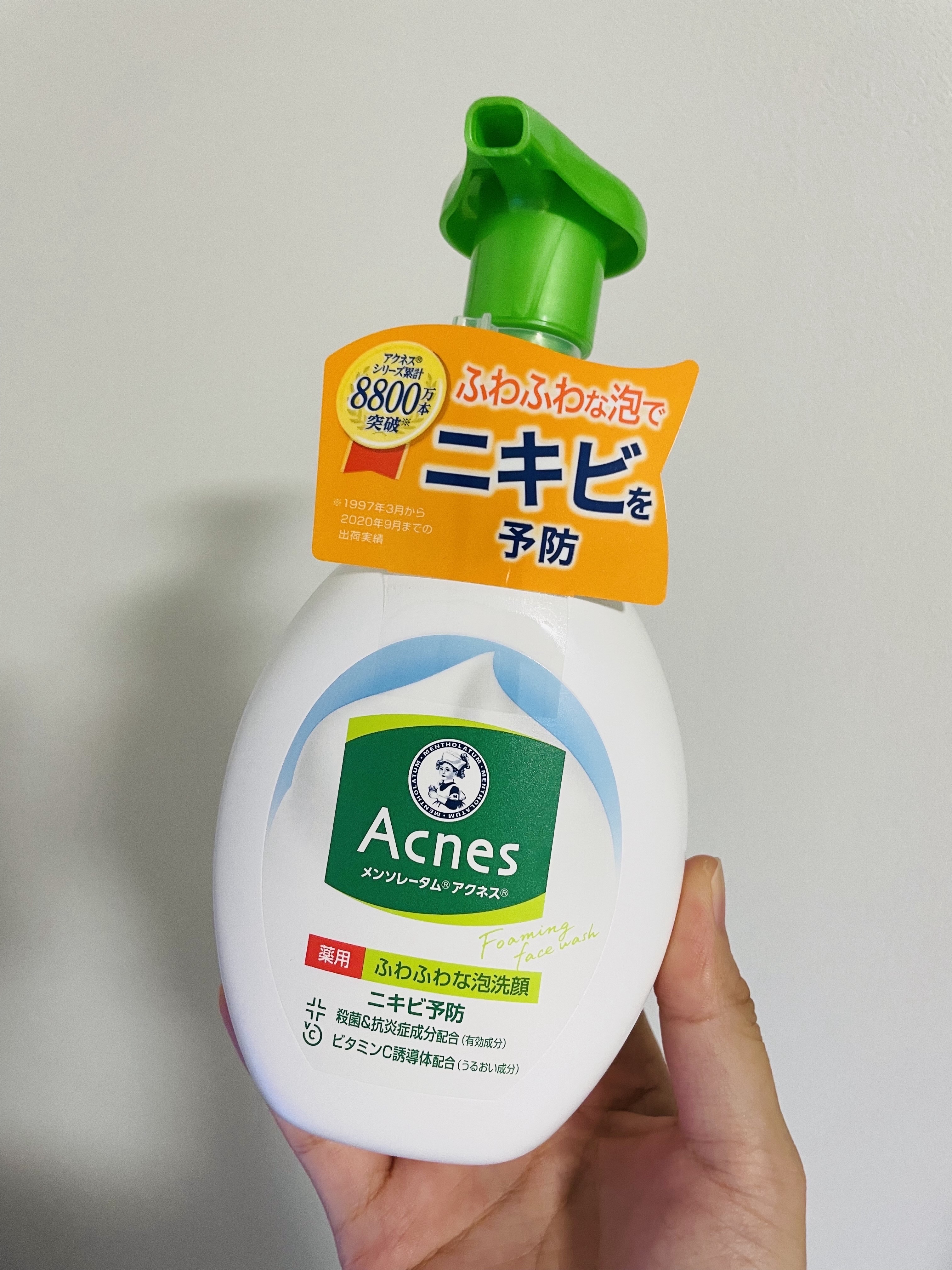 薬用ふわふわな泡洗顔/メンソレータム アクネス/泡洗顔を使ったクチコミ（1枚目）