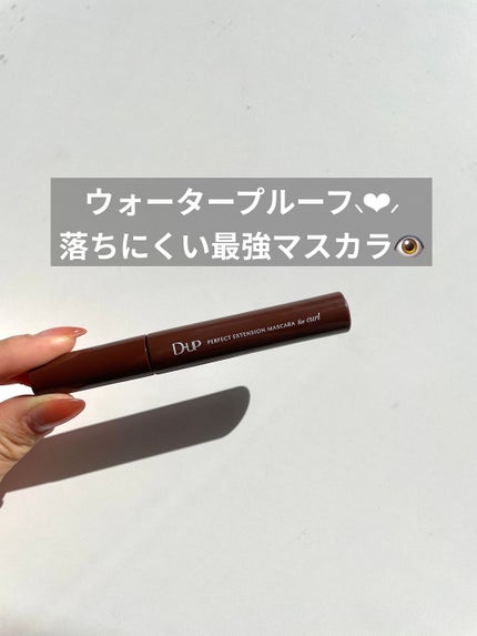 パーフェクトエクステンション マスカラ for カール/D-UP/マスカラを使ったクチコミ(1枚目)