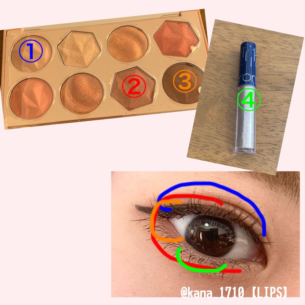 プリズム エアー アイ パレット/CLIO/アイシャドウパレットを使ったクチコミ（2枚目）