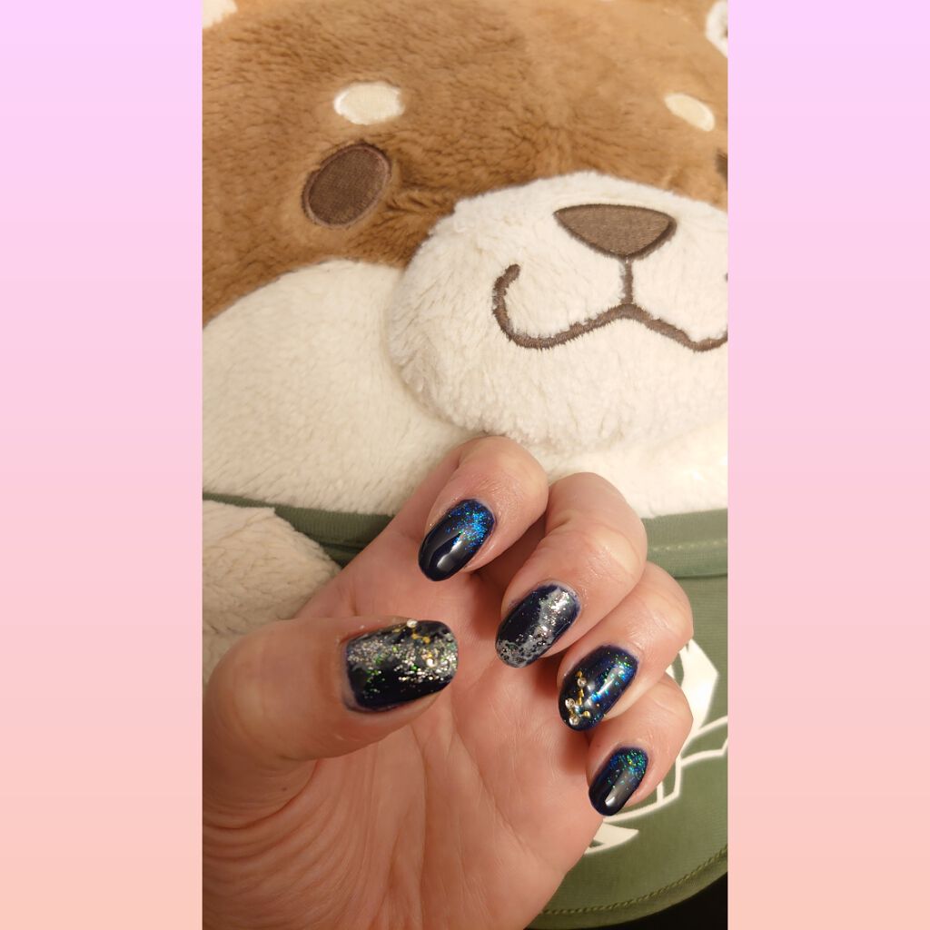 ネイルシール/セリア/ネイルシールを使ったクチコミ（1枚目）