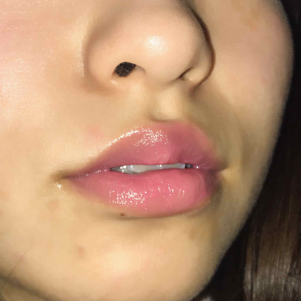 リップブロッサム ブリリアントブルーム 02 happy lilac/JILL STUART/口紅を使ったクチコミ（3枚目）