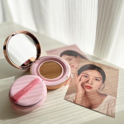 ピンクティーツリーカバークッション/APLIN/クッションファンデーションを使ったクチコミ(1枚目)