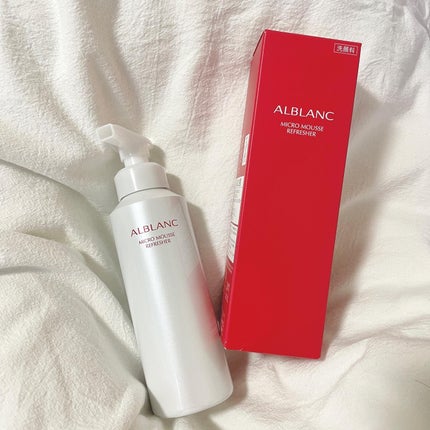 マイクロムース リフレッシャー/ALBLANC/泡洗顔を使ったクチコミ(1枚目)