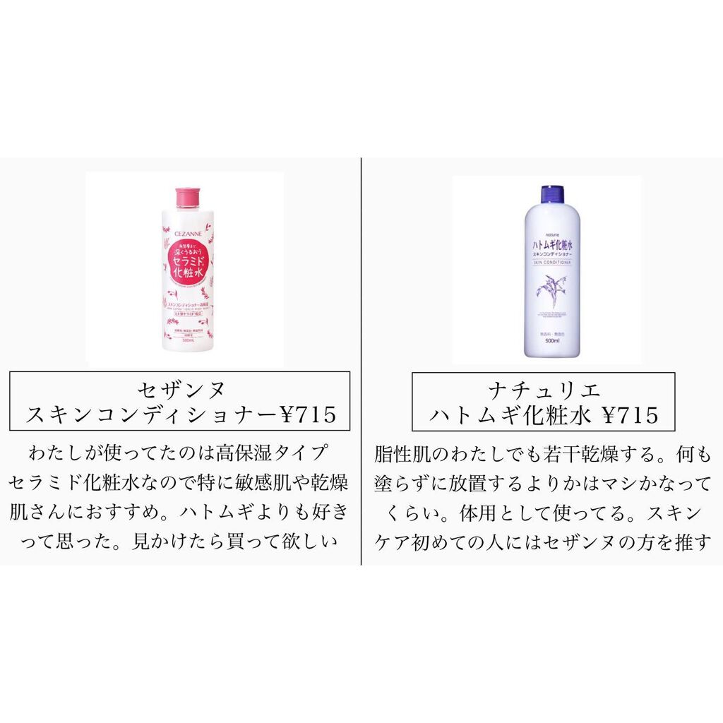 ハトムギ化粧水(ナチュリエ スキンコンディショナー R )/ナチュリエ/化粧水を使ったクチコミ（2枚目）