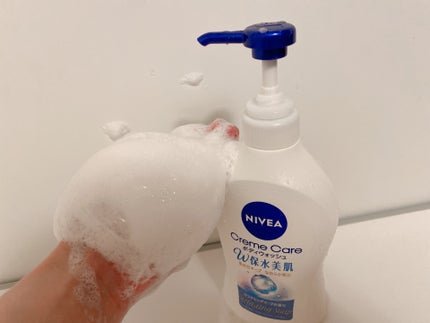 クリームケア ボディウォッシュ W保水美肌 リラクシングソープの香り/ニベア/ボディソープを使ったクチコミ(4枚目)