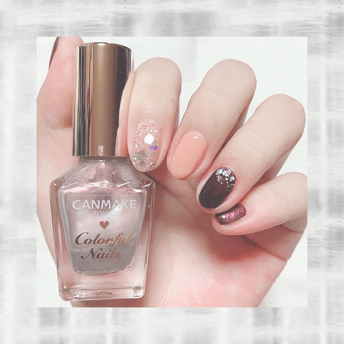 カラフルネイルズ/キャンメイク/マニキュアを使ったクチコミ（1枚目）