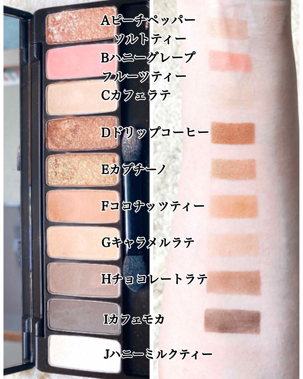 プレイカラー アイシャドウ/ETUDE/アイシャドウパレットを使ったクチコミ（2枚目）