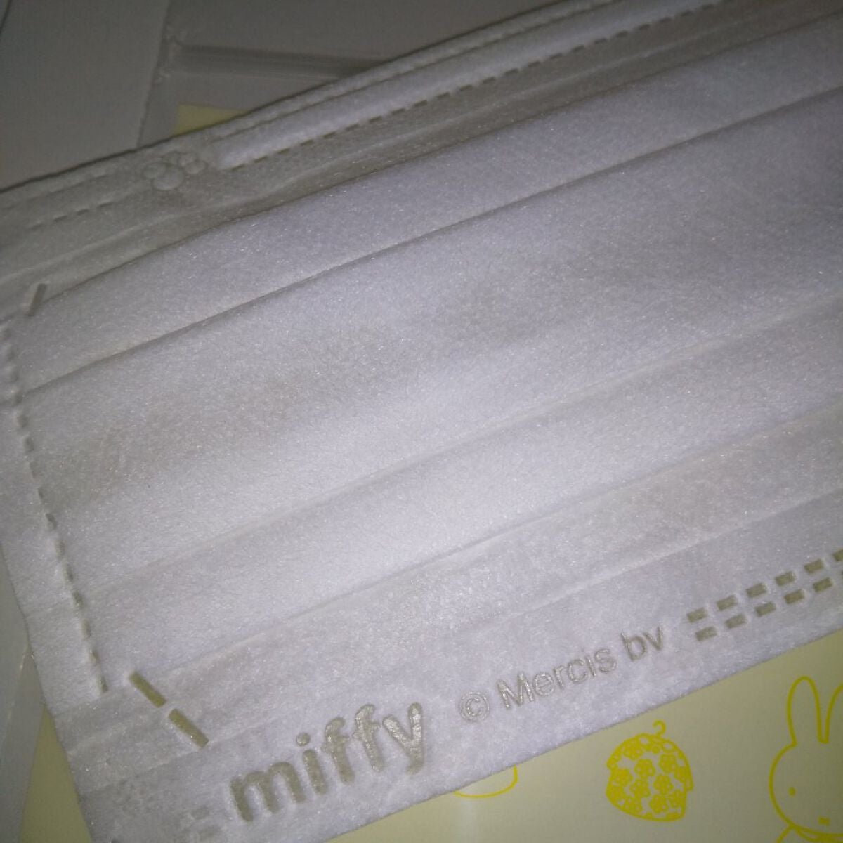 miffy不織布プリーツマスク/日本マスク®/マスクを使ったクチコミ(2枚目)