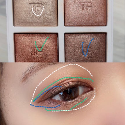 ソレイユ アイ カラー クォード/TOM FORD BEAUTY/アイシャドウパレットを使ったクチコミ(7枚目)