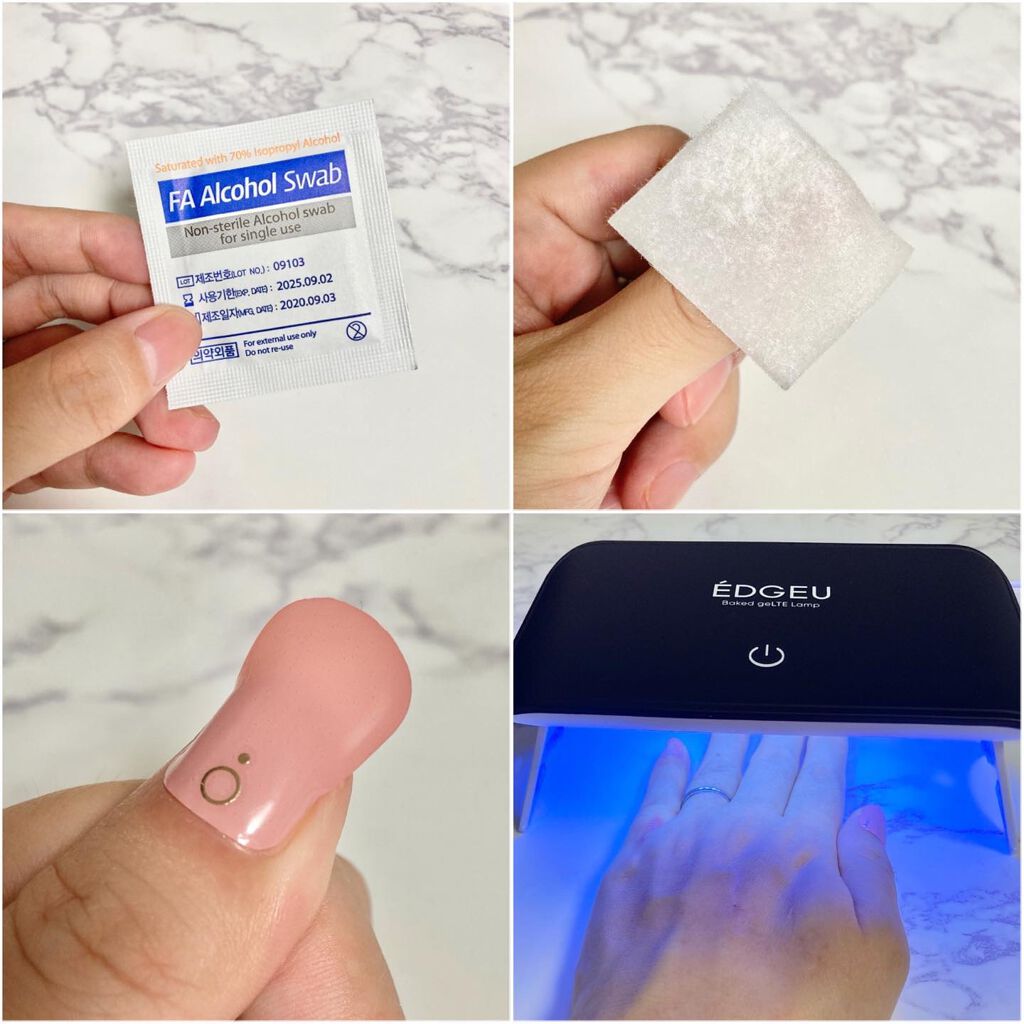 EDGEU ジェルネイルシール/EDGEU/ネイルシールを使ったクチコミ(4枚目)