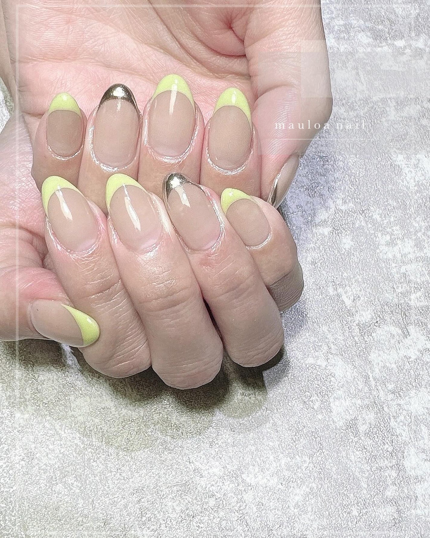 mauloa_nail on LIPS 「・♡♡♡・ネイルやり方動画fantistにて多数更新してます☺..」(1枚目)