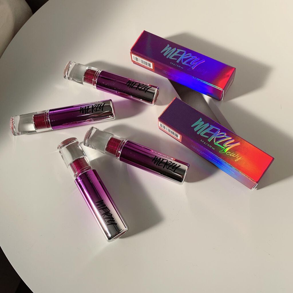 オーロラ デュイ ティント DT8.ファンタジアローズシャイン/MERZY/リップティントを使ったクチコミ（1枚目）