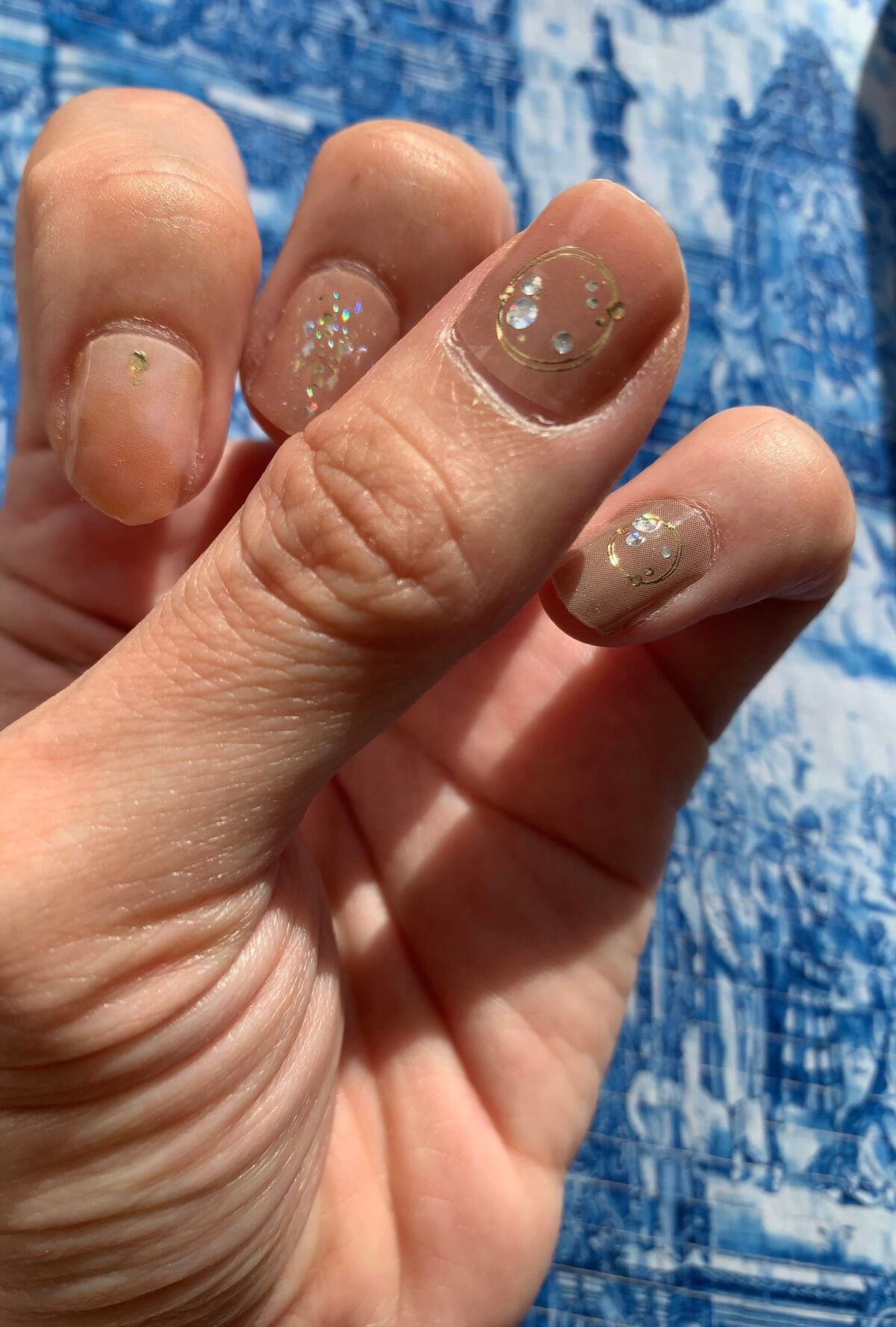 ジェルネイルシール/THREEPPY/ネイルシールを使ったクチコミ(3枚目)