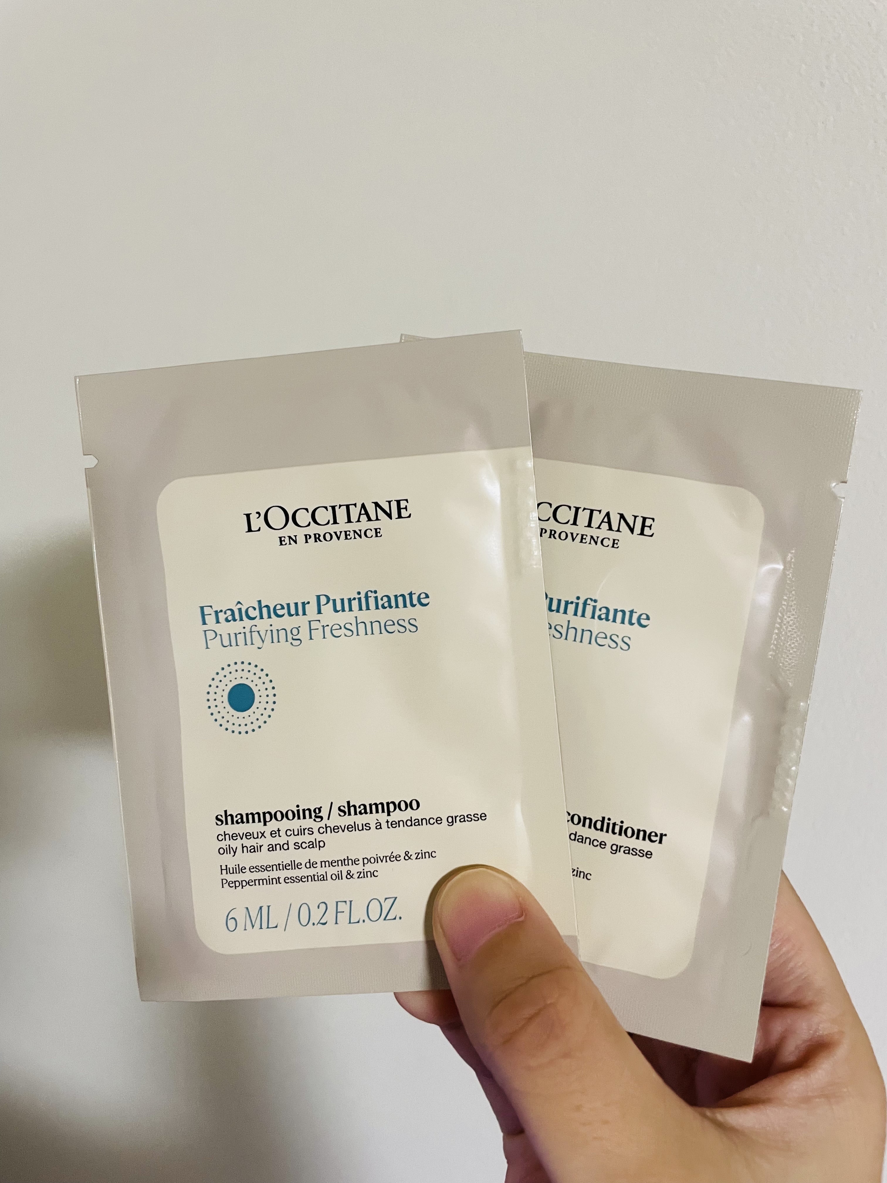 ファイブハーブス ピュアフレッシュネス シャンプー／コンディショナー/L'OCCITANE/市販シャンプーを使ったクチコミ（1枚目）