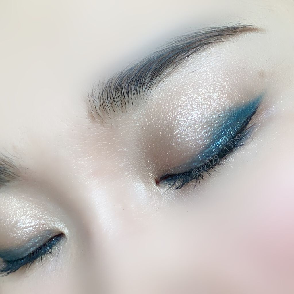 shu uemura クロマティックス - デジタル ティールのクチコミ「shu uemura💙CHROMATICS
#本日のメイク
20/12/09 #todaysm.....」（3枚目）