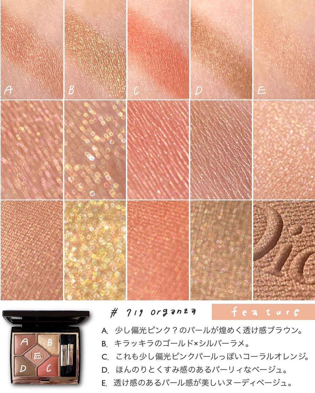 【旧】サンク クルール クチュール/Dior/アイシャドウパレットを使ったクチコミ(4枚目)