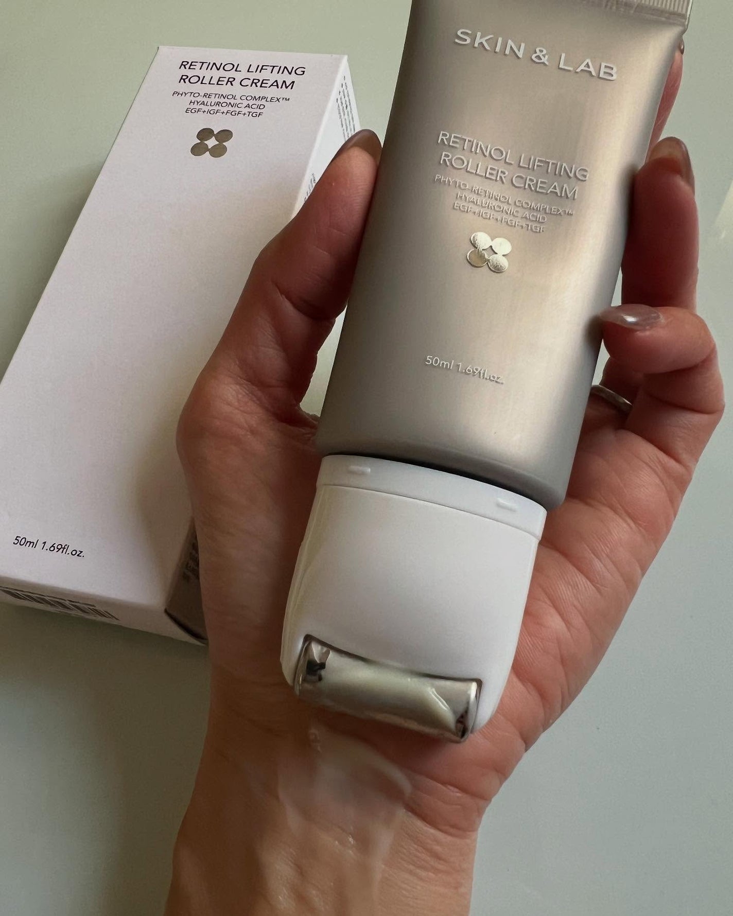 sakura✴︎フォロバ100 on LIPS 「SKIN&LABレチノールローラークリーム@skinnlab_..」(3枚目)