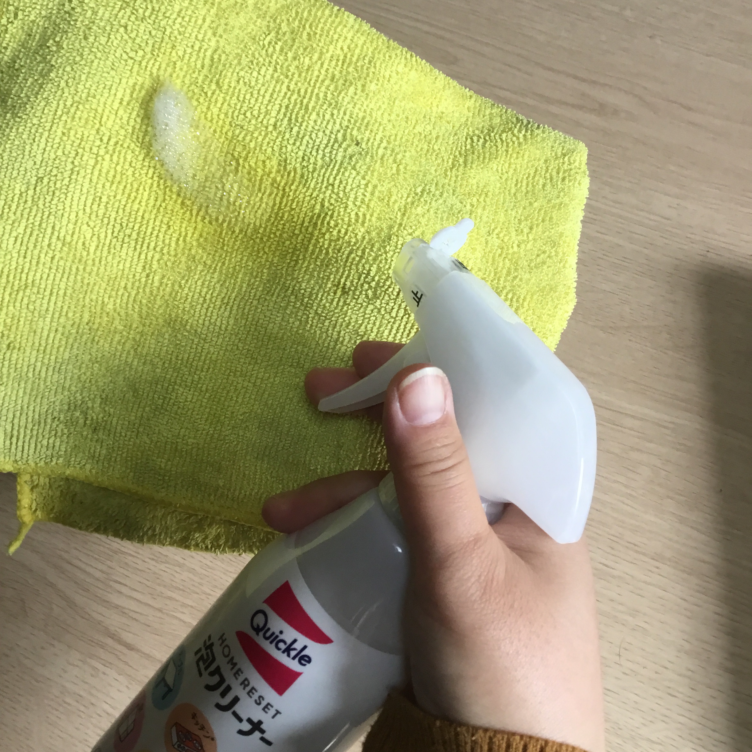 クイックルホームリセット 泡クリーナー/クイックル/その他を使ったクチコミ（3枚目）