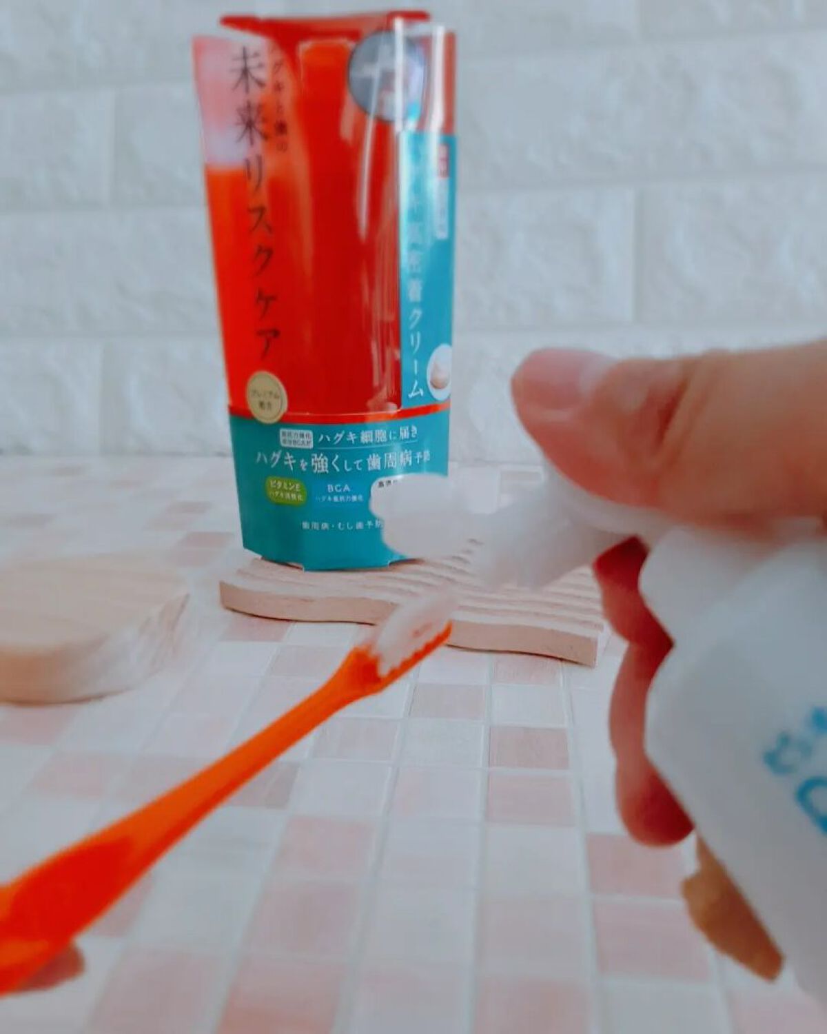 ピュオーラ36500 薬用ハグキ高密着クリームハミガキ/ピュオーラ/歯磨き粉を使ったクチコミ(7枚目)