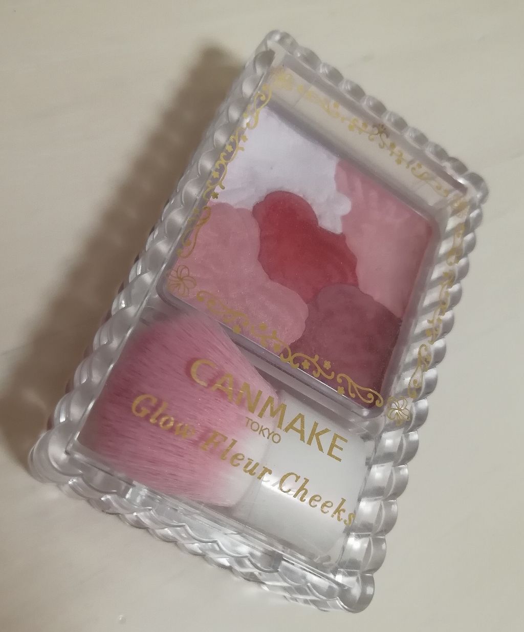 グロウフルールチークス/キャンメイク/パウダーチークを使ったクチコミ(1枚目)