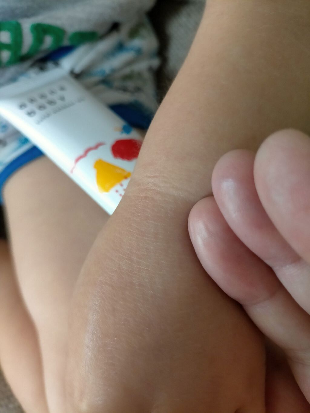 トータルアウトドアUV/anone baby/日焼け止めミルクを使ったクチコミ(4枚目)