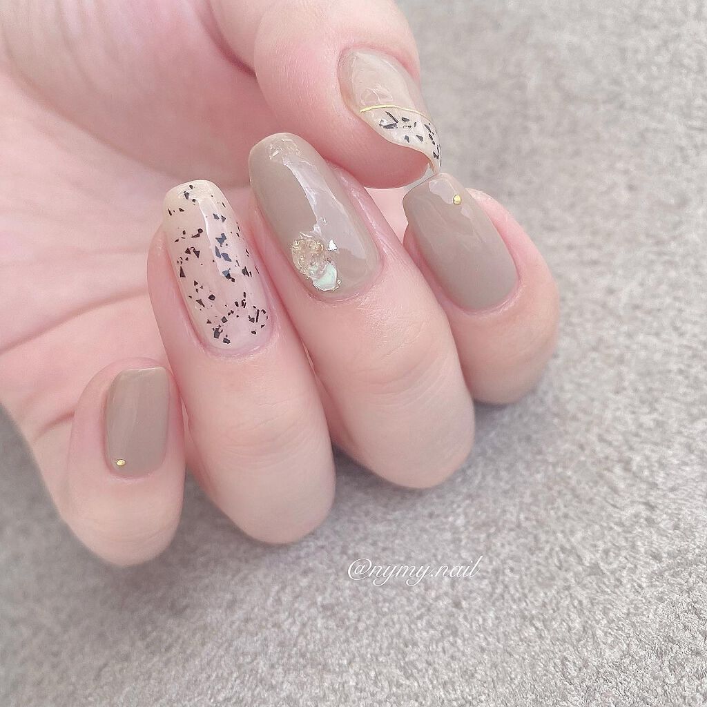 ムードペブルネイル/rom&nd/マニキュアを使ったクチコミ(2枚目)