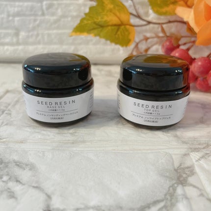 プレミアム ノンサンディングベースジェル/SEED RESIN/ジェルネイルを使ったクチコミ(2枚目)