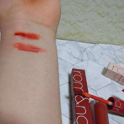 ゼロベルベットティント/rom&nd/リップティントを使ったクチコミ(2枚目)