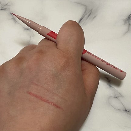 3wayスリムアイルージュライナー/キャンメイク/リキッドアイライナーを使ったクチコミ(2枚目)