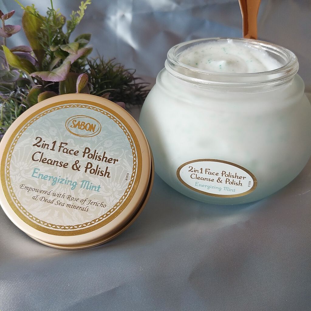 フェイスポリッシャー リフレッシング(ミント)/SABON/スクラブ・ゴマージュを使ったクチコミ(1枚目)