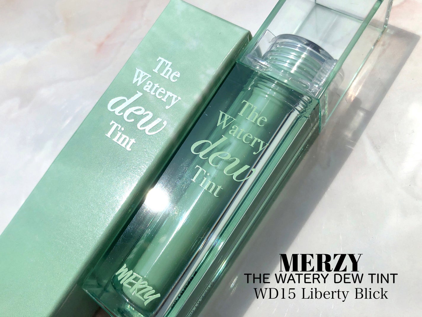 ザ ウォータリーデューティント/MERZY/リップティントを使ったクチコミ(2枚目)