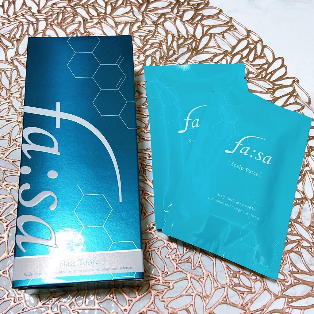 スペシャルケアセット(スキャルプパッチ/育毛トニック)/fasa/頭皮ローションを使ったクチコミ（1枚目）