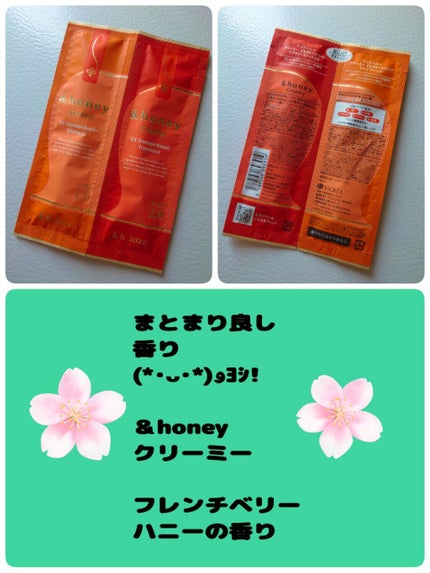 Creamy EXダメージリペアシャンプー1.0/ヘアトリートメント2.0/&honey/市販シャンプーを使ったクチコミ(1枚目)