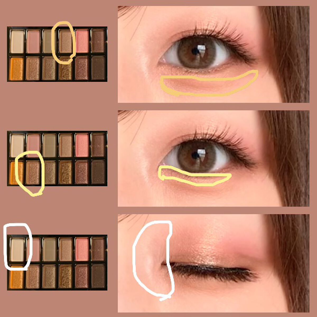 バレンタインボックス/VAVI MELLO/アイシャドウパレットを使ったクチコミ(3枚目)