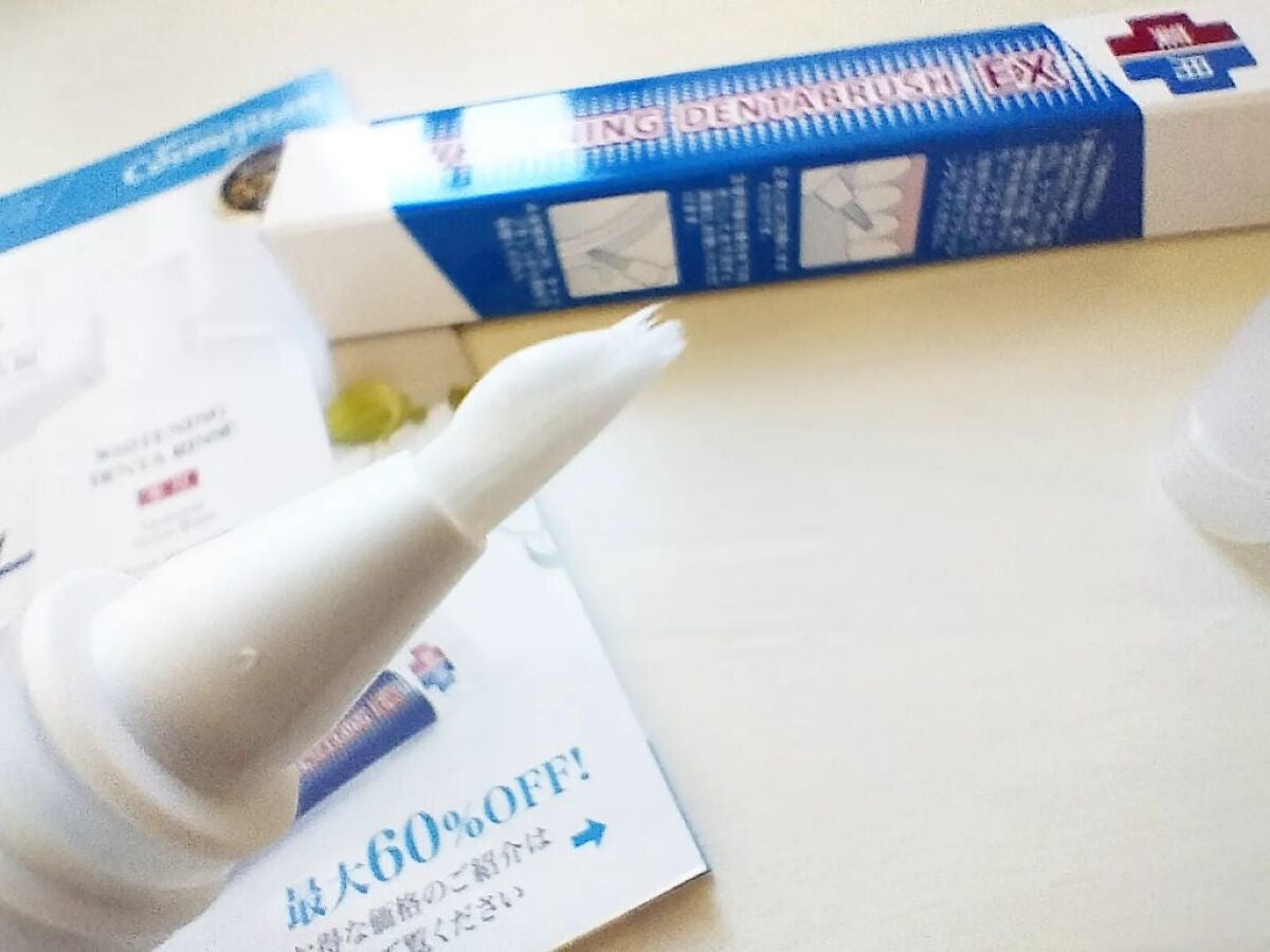 薬用ホワイトニング デンタブラッシュ EX/シーヴァ/その他オーラルケアを使ったクチコミ(3枚目)