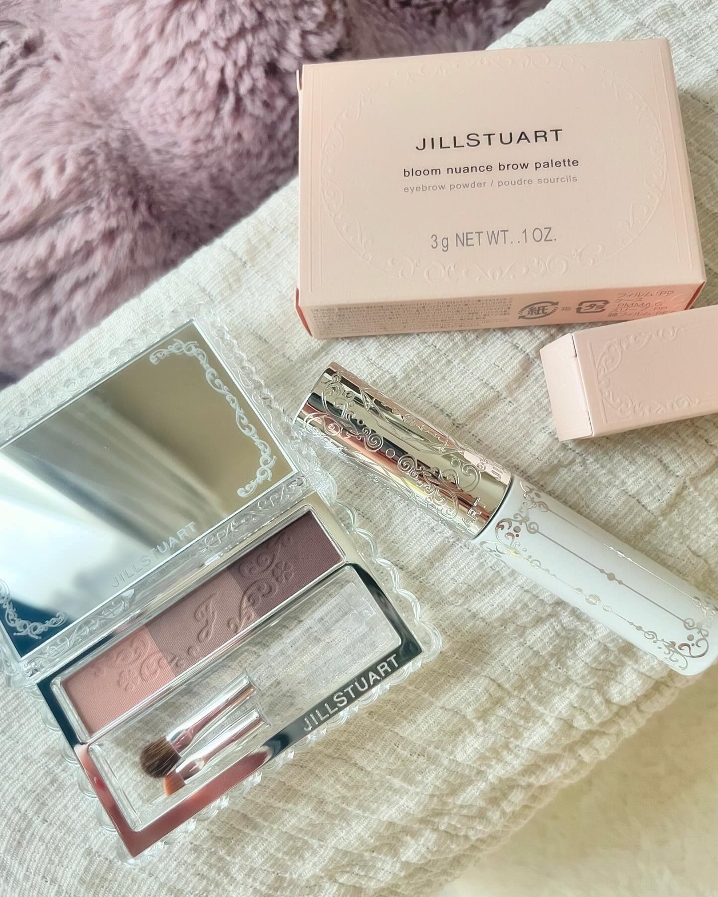 ジルスチュアート ムースブロウマスカラ 15 pink beige/JILL STUART/眉マスカラを使ったクチコミ（1枚目）