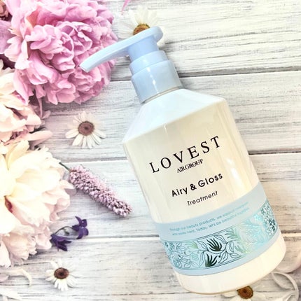 エアリーアンドグロス シャンプー/トリートメント /LOVEST by air Salon Quality Hair Care/市販シャンプーを使ったクチコミ(3枚目)