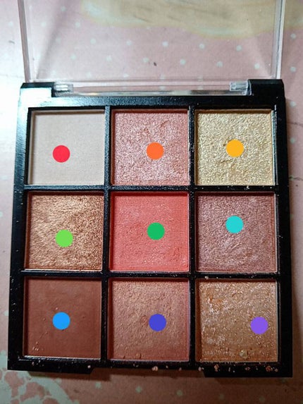 ブルーミングアイカラーパレット (TOKYO GIRLS COLLECTION)/U R GLAM/アイシャドウパレットを使ったクチコミ(2枚目)