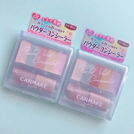 パステルヴェールコンシーラー/キャンメイク/パレットコンシーラーを使ったクチコミ(7枚目)