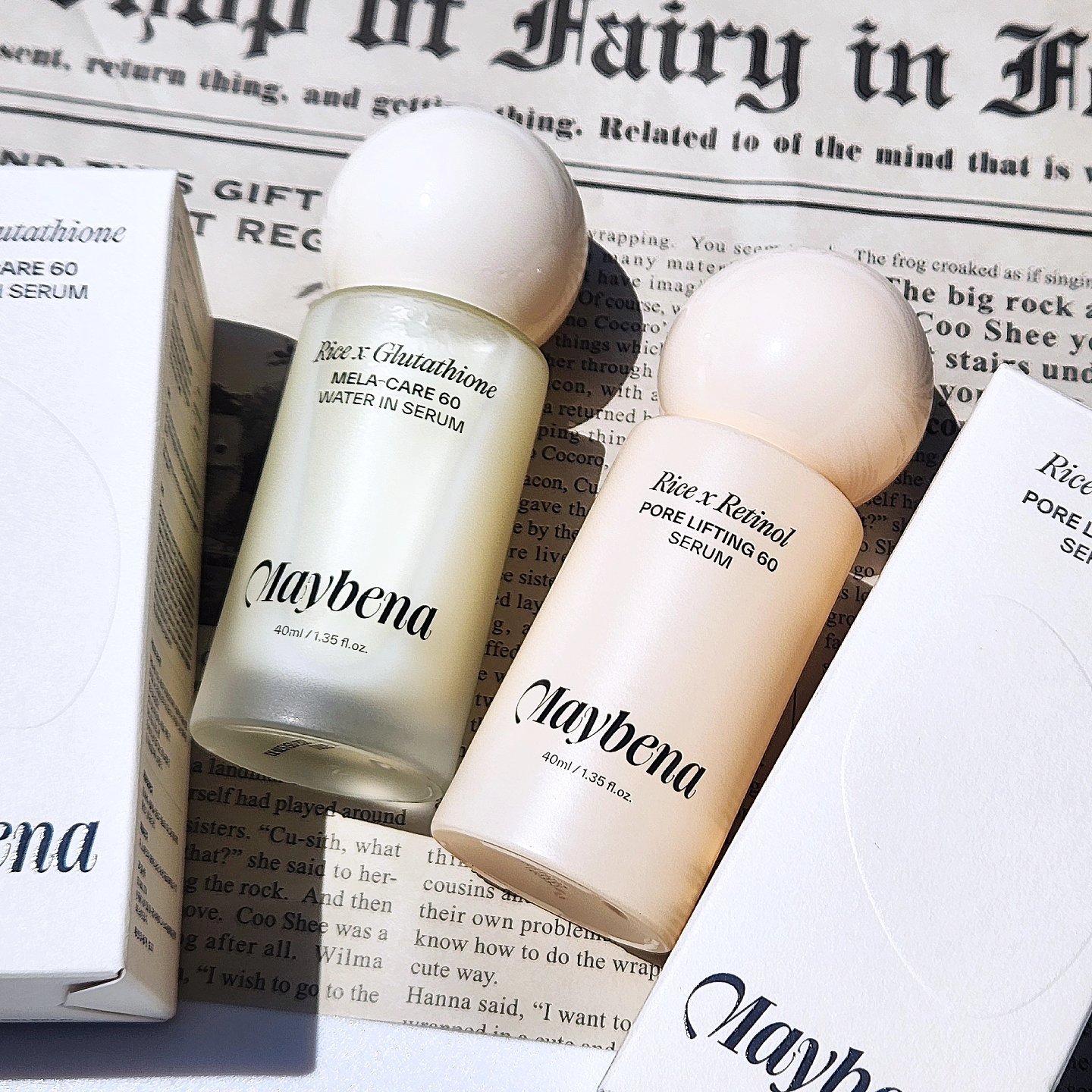 ライスX グルタチオン メラケアー60 ウォーターインセラム/MAYBENA/美容液を使ったクチコミ（1枚目）