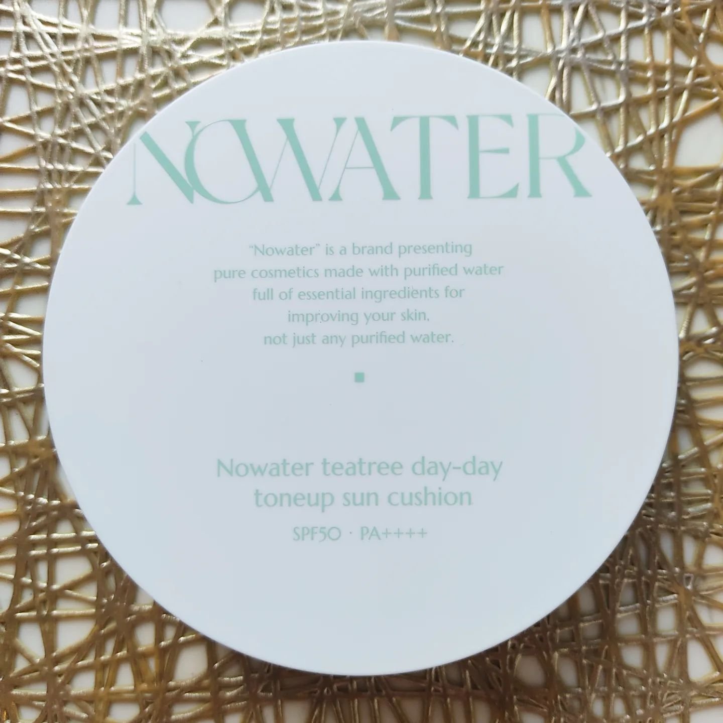 ティーツリーデイデイトーンアップサンクッション/NOWATER/日焼け止めローションを使ったクチコミ（2枚目）