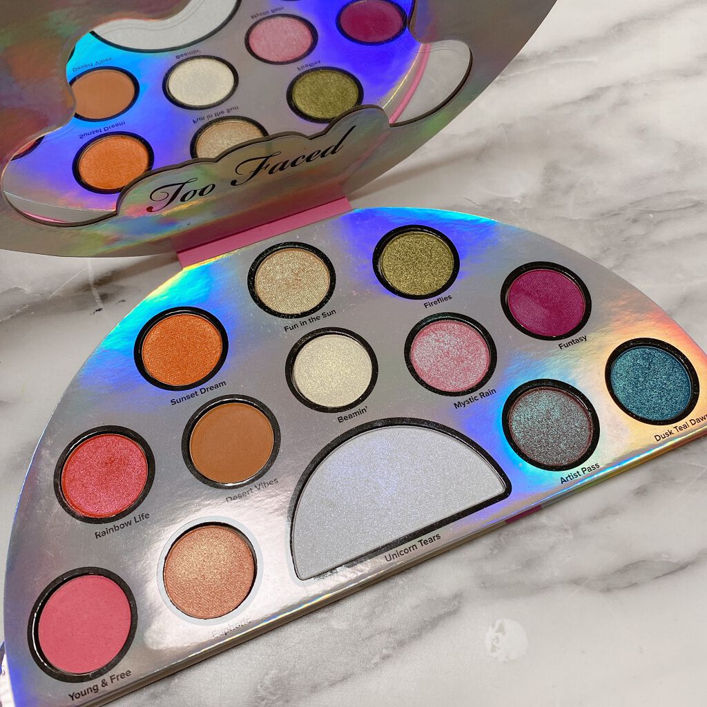 エターナルアイシャドウアンドハイライターパレット/Too Faced/アイシャドウパレットを使ったクチコミ（2枚目）