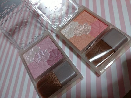 グロウフルールチークス(ブレンドタイプ)/キャンメイク/パウダーチークを使ったクチコミ(2枚目)