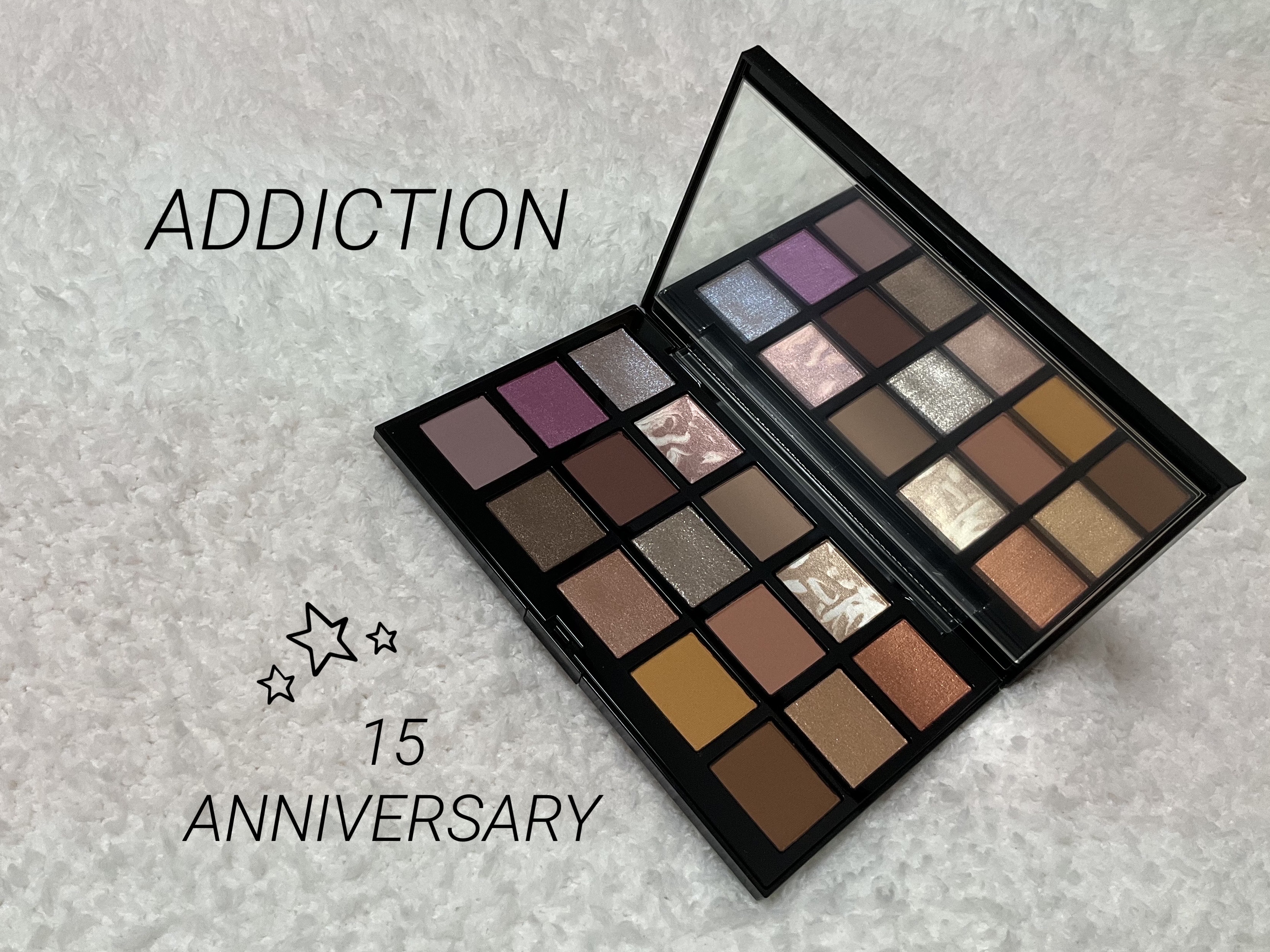 7月2日　購入品

ADDICTION　
アディクション 15th アニバーサリー アイシャドウパレット “ロック ザ ベスト モーメンツ”
　11,000円


購入できてとっても満足して
すっかり大事にしまっちゃってました。

開封する