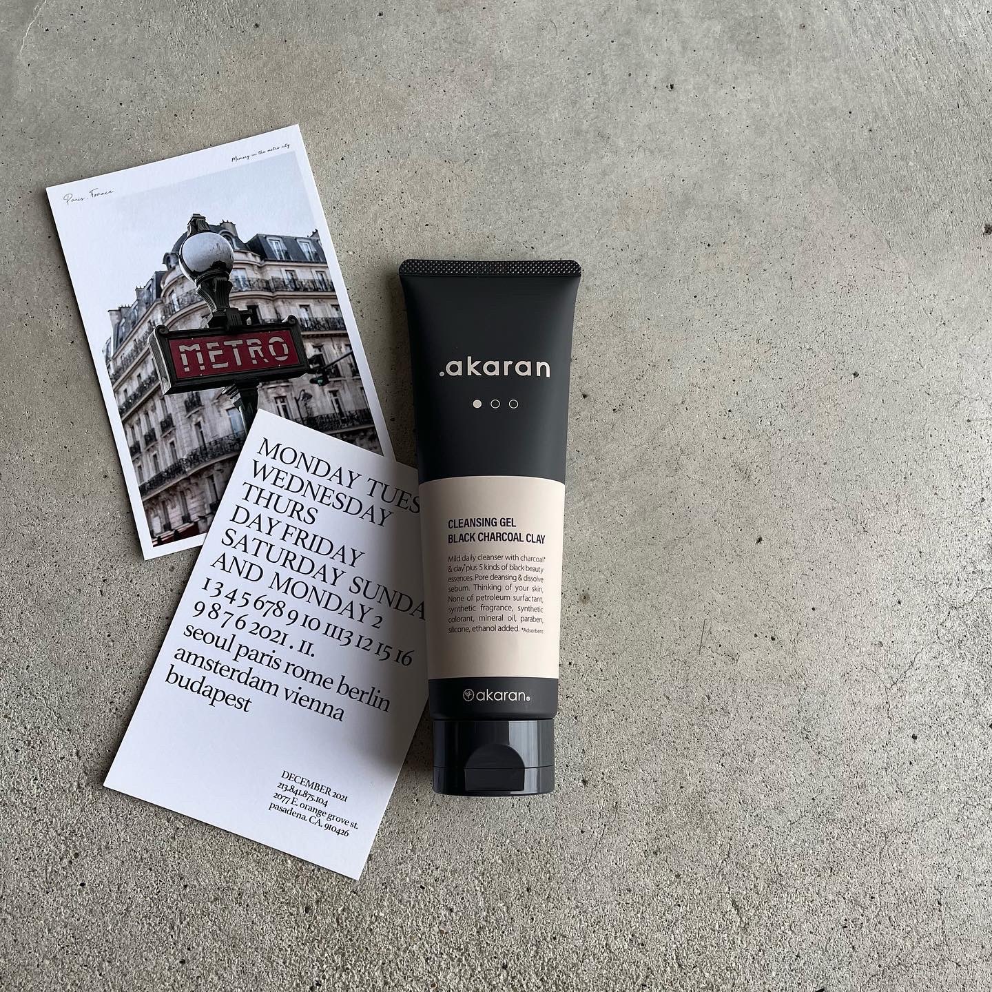 ブラックジェルクレンジング/.akaran/クレンジングジェルを使ったクチコミ（1枚目）