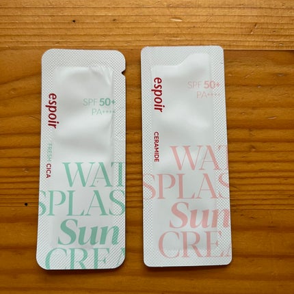 ウォータースプラッシュサンクリーム セラミド/espoir/日焼け止めクリームを使ったクチコミ(1枚目)