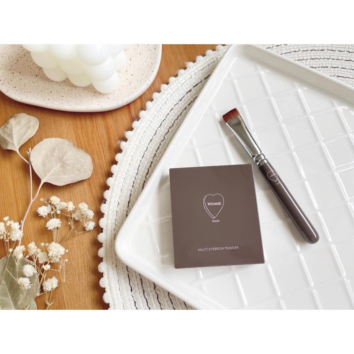 フーミー マルチアイブロウパウダー/WHOMEE/パウダーアイブロウを使ったクチコミ(1枚目)